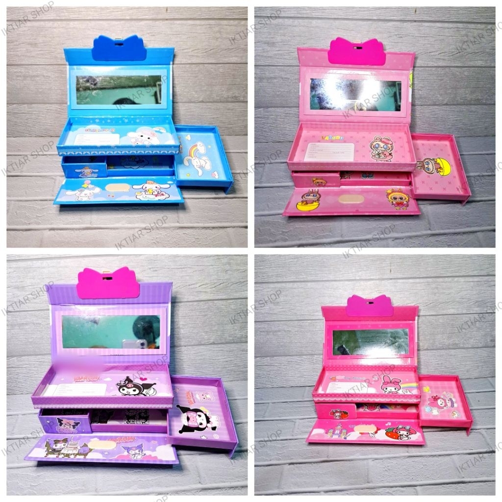 

Tempat Pensil 3 Tingkat Keamanan Kode,Tempat pensil Hologram Gambar 3D