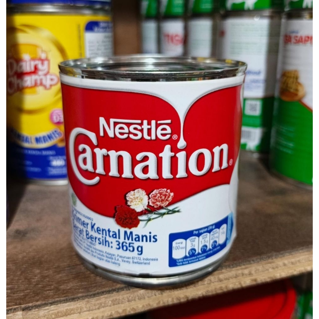 

Carnation krimer kental manis kemasan kaleng 365g