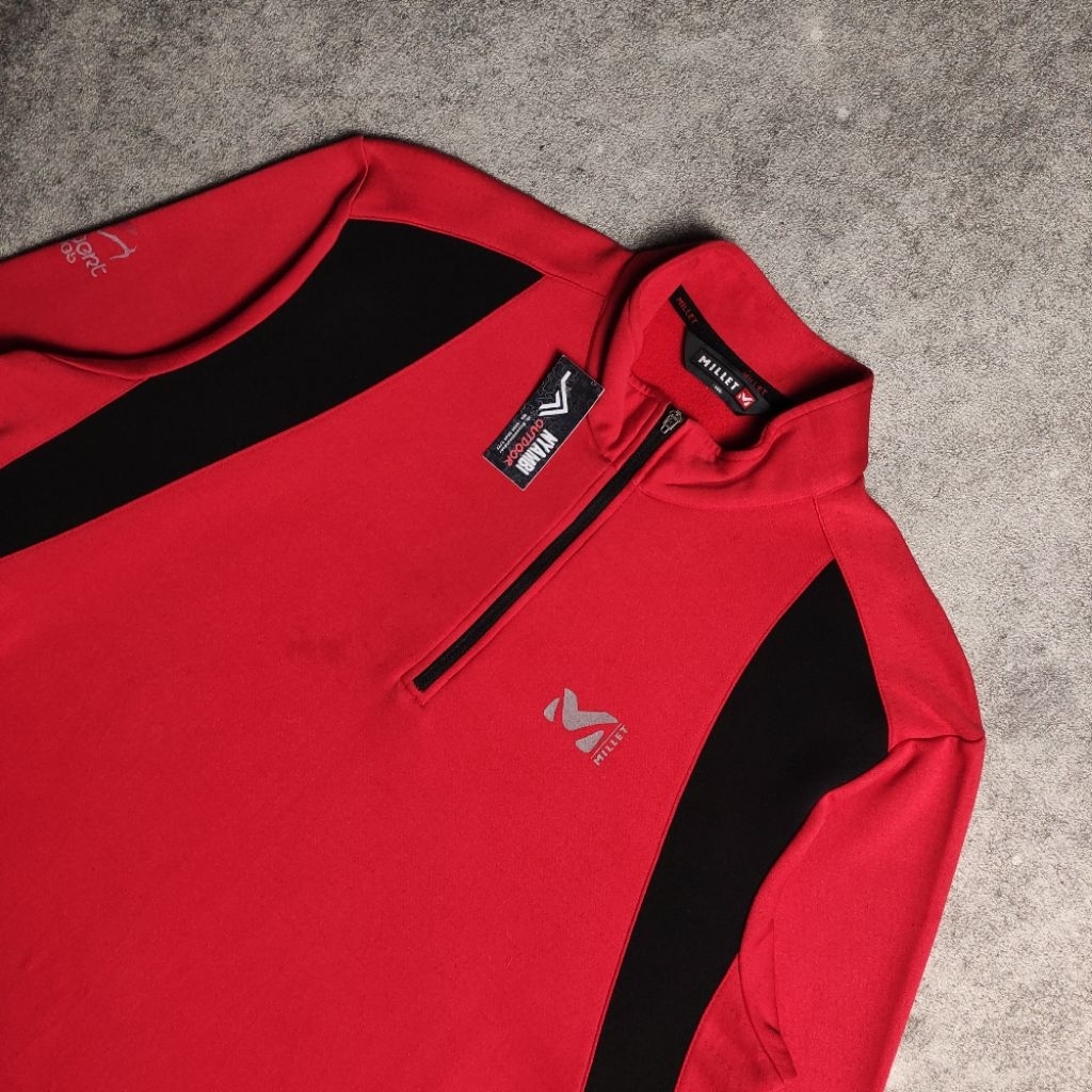 Baselayer MILLET [NYB357] Bahan Softshell Untuk Olahraga Outdoor Mendaki Gunung Hiking Dan Climbing