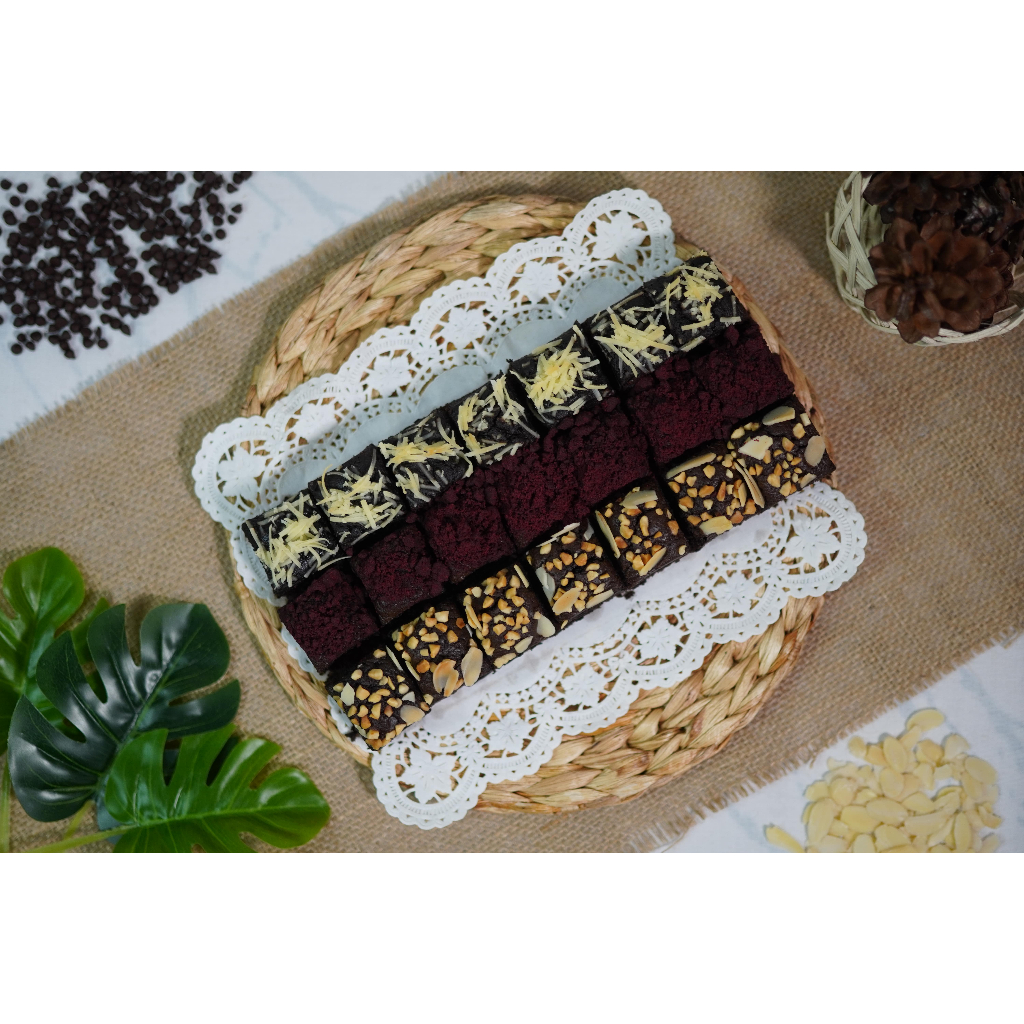 

[BEST SELLER!] BROWNIES COKLAT FUDGY TOPING MIX | BRONIS | BROWNIES LUMER | BROWNIES HALAL (ISI 21)