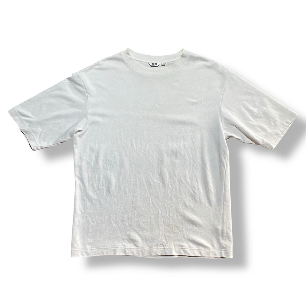 Uniqlo "U AIRism" White Blank Shirt