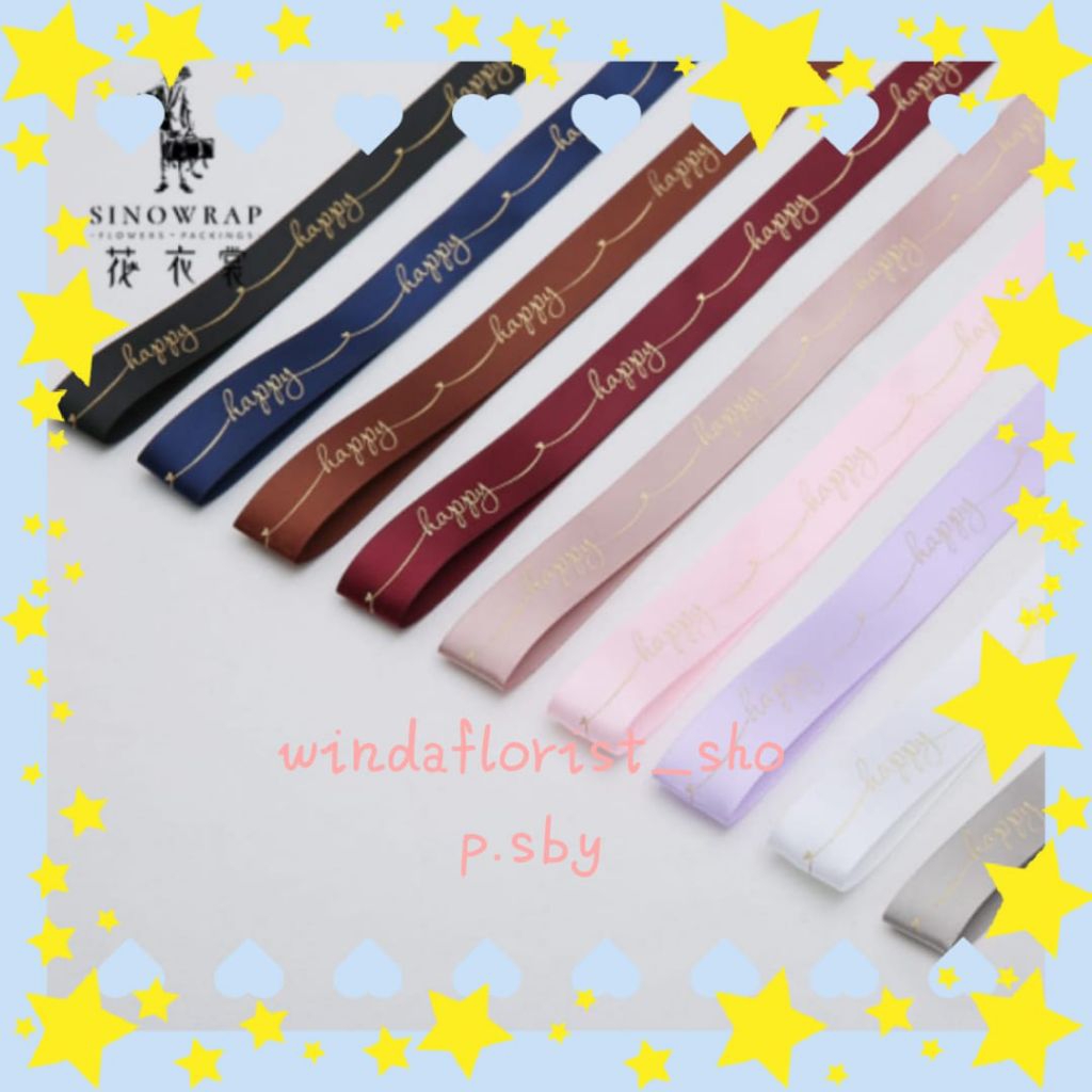 

Pita Import ( ECER PERMETER ) premium HAPPY 2,5CM, 1 INCH