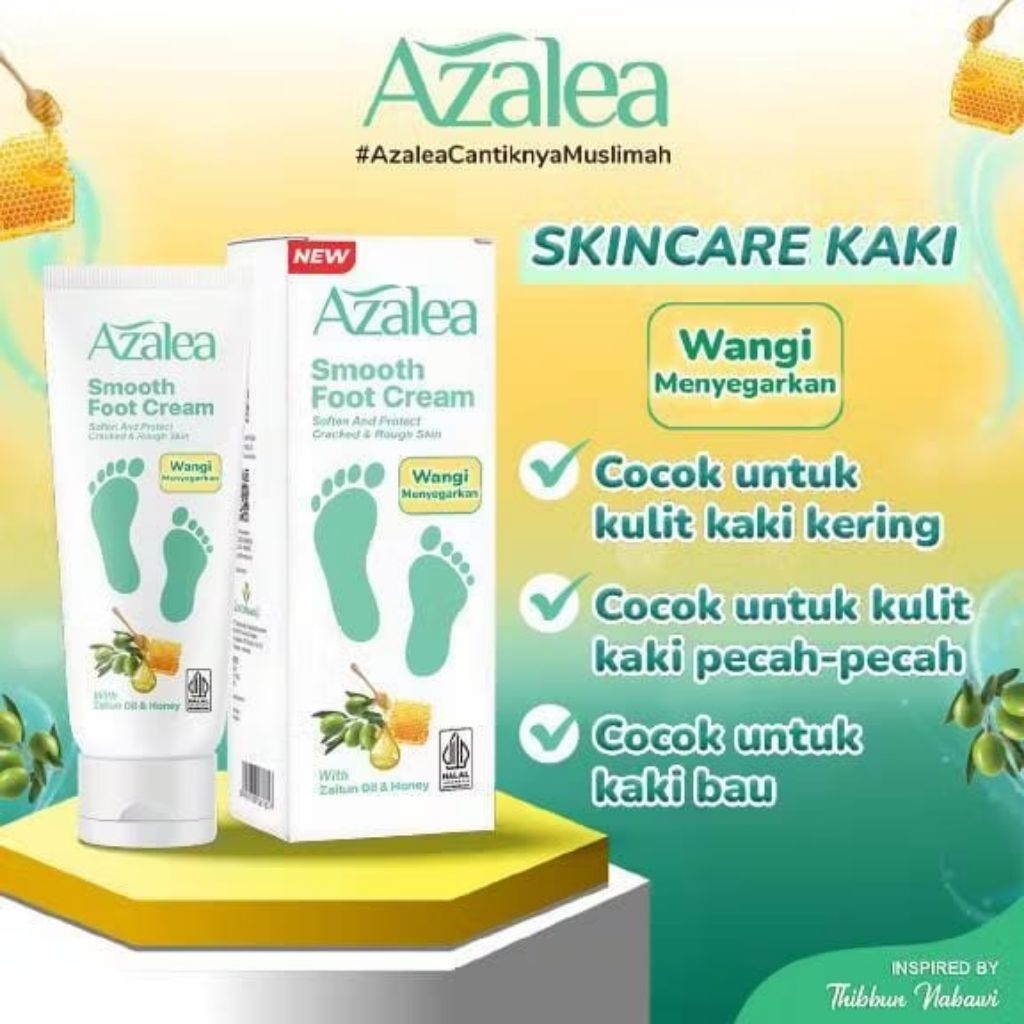 AZALEA SKINCARE KAKI/PERAWATAN KAKI KERING DAN PECAH-PECAH