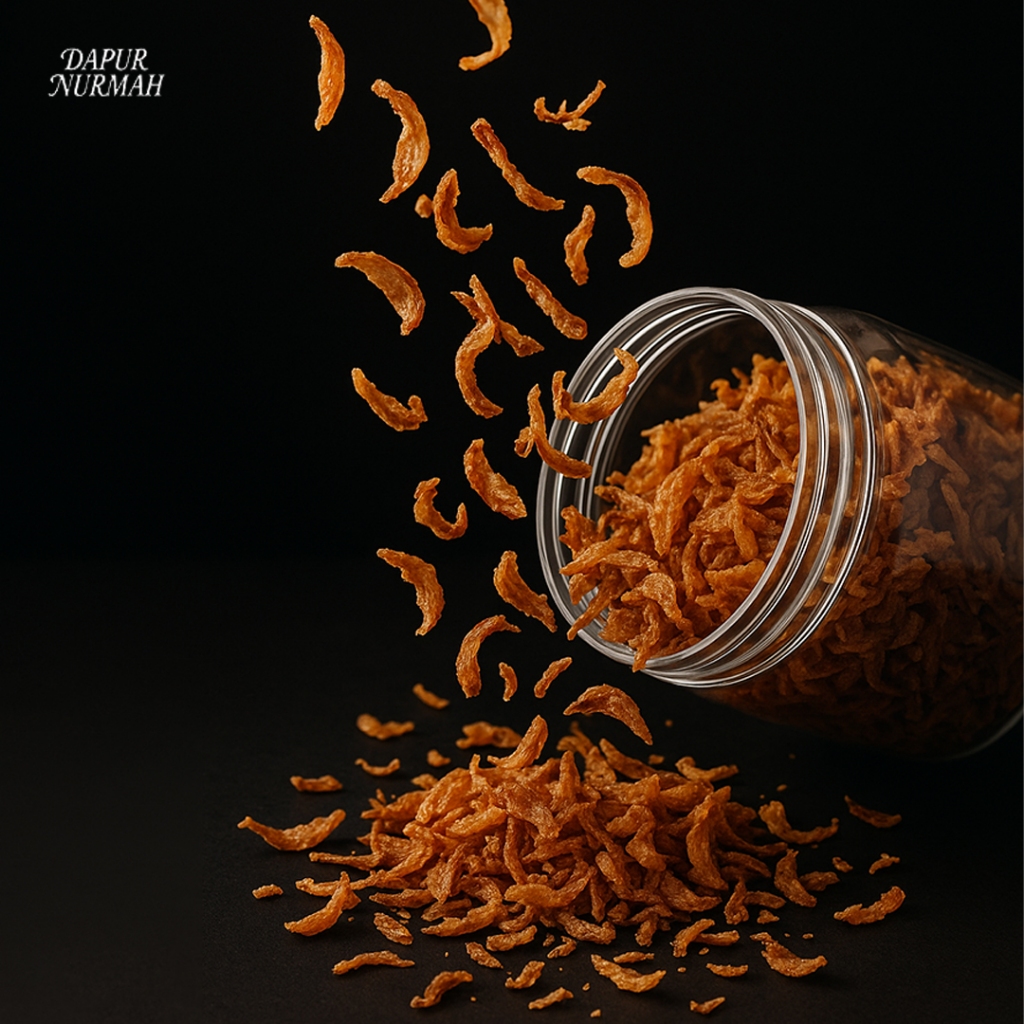 

Bawang Goreng by Dapur Nurmah (Kemasan Toples) 50-500gram