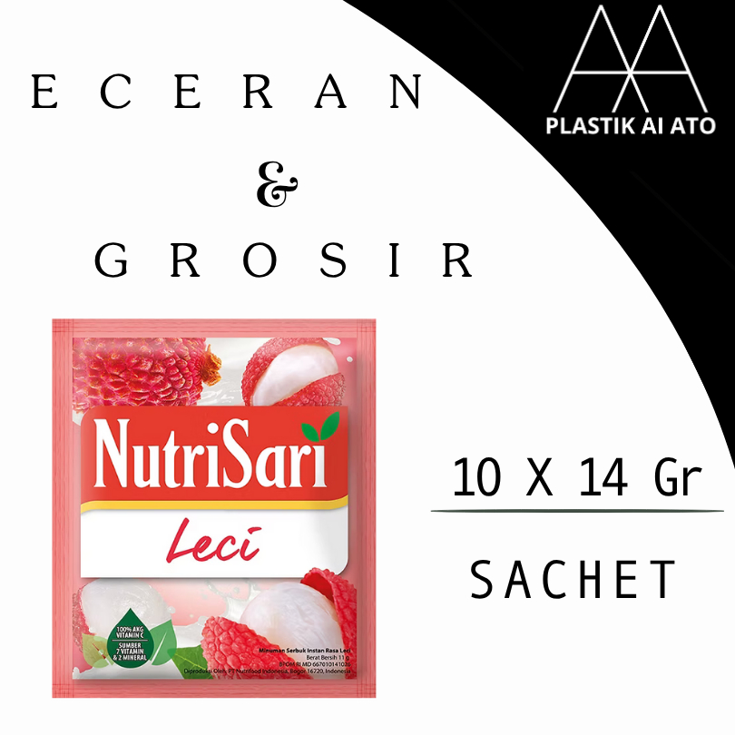 

Nutrisari leci 1 Renceng 10x14gr – Minuman Serbuk Segar Untuk Warung | Harga Grosir