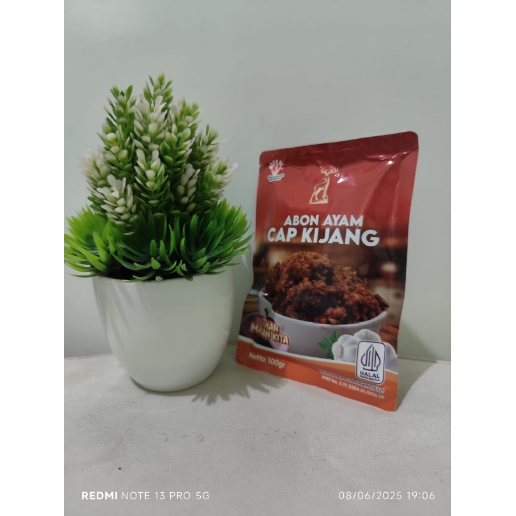 

#*HARGA GROSIR 11 RIBUAN*ABON AYAM CAP KIJANG 100GR