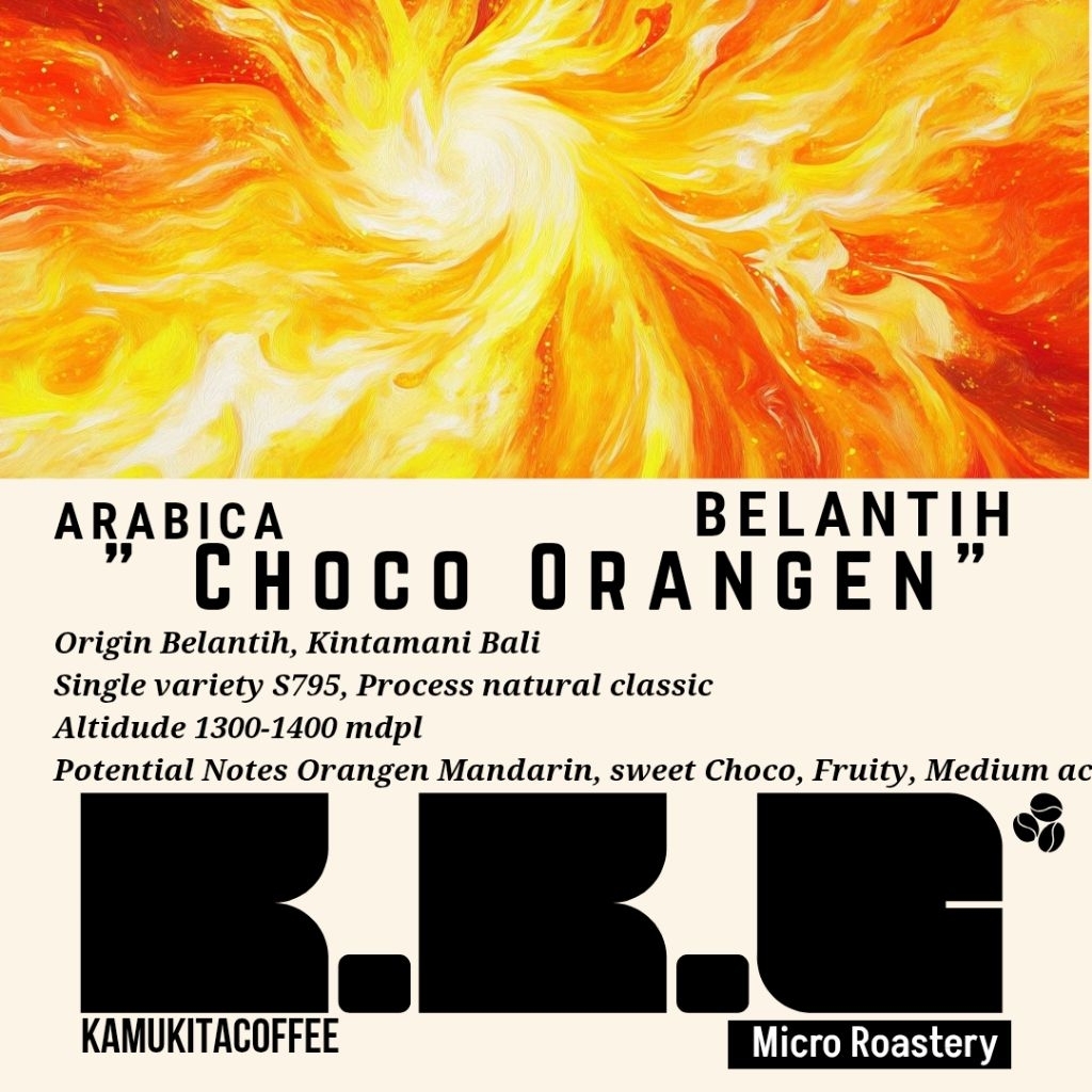 

Filter Coffee Roasted Bean arabica Choco Orangen Belantih Kintamani speciality single variety