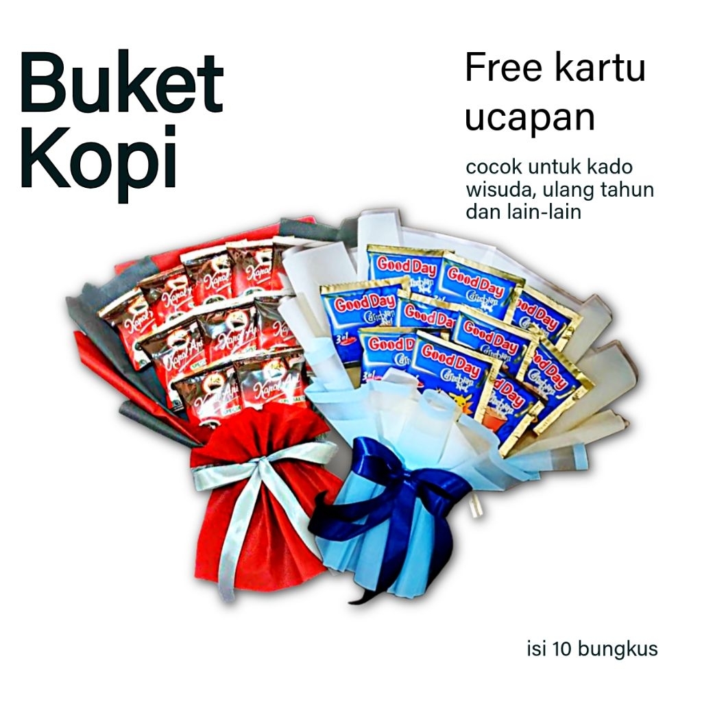 

Buket Kopi & Hampers Unik | Hadiah Wisuda, Ulang Tahun, dan Kado Spesial | Free Kartu Ucapan