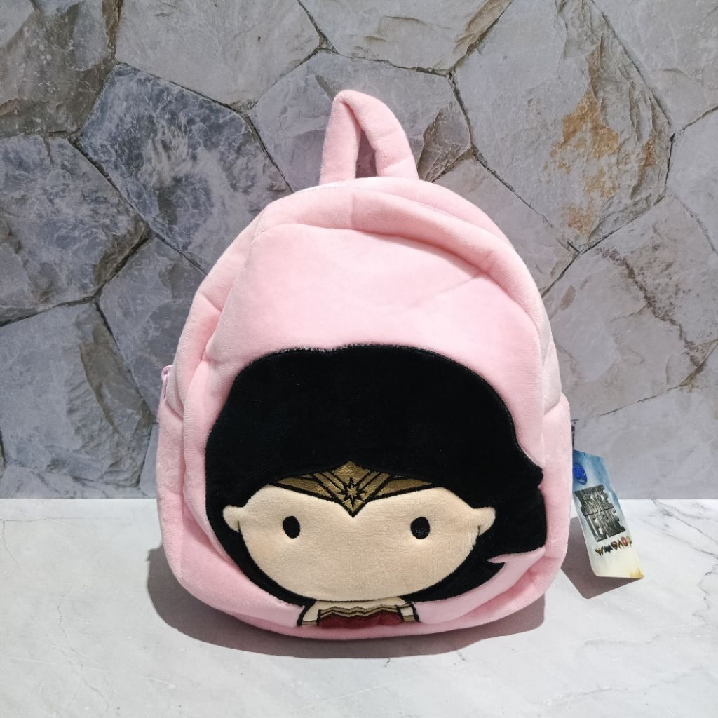 Tas Ransel Backpack Anak Karakter Wonder Woman Original Justige League Newtag