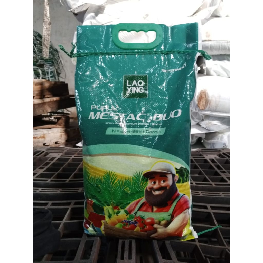 PUPUK MESTAC DUO N 26% + BORON Asli kemasan pabrik 5 kg