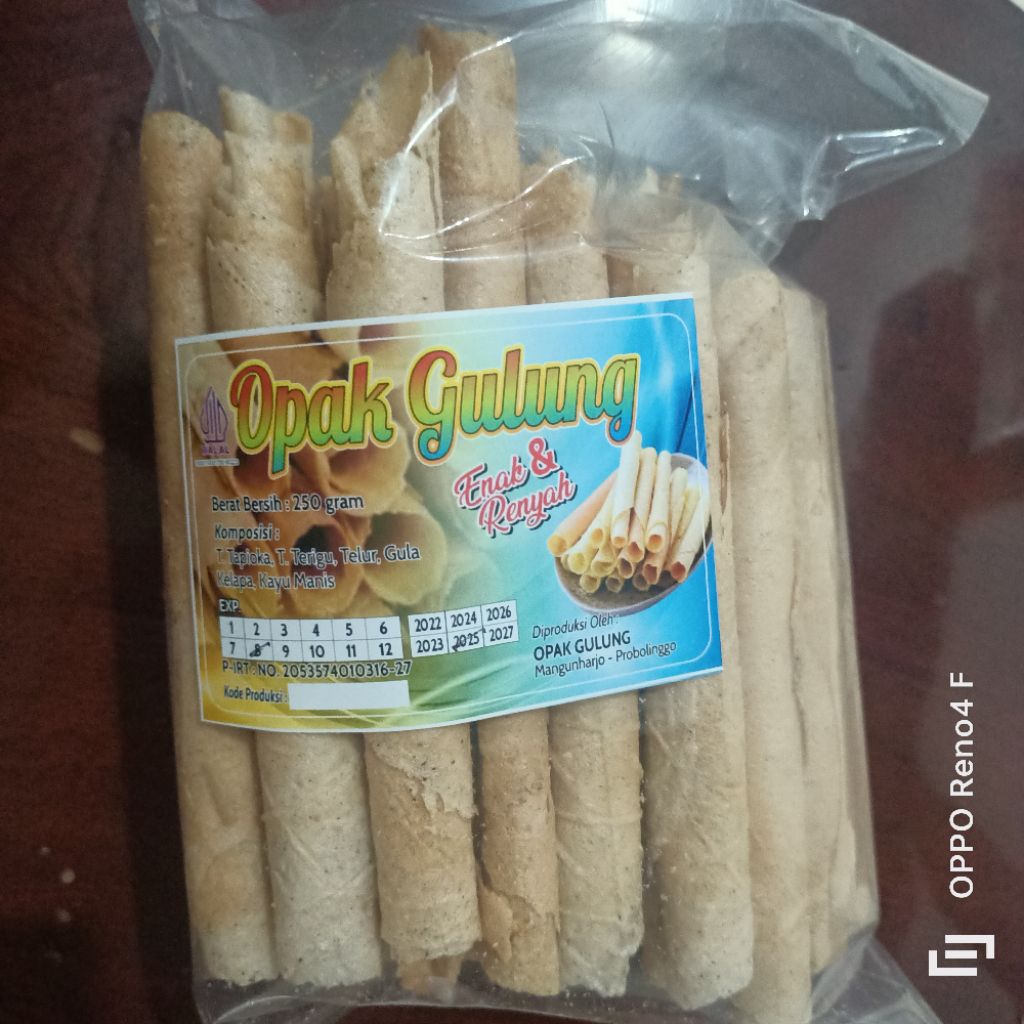 

Opak gulung renyah 250gr