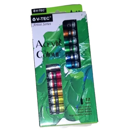 

Cat Acrilyc V-Tec 6 ML 12 Warna