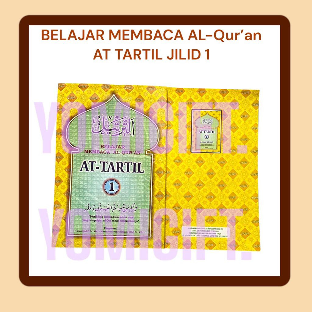 AT-TARTIL JILID 1  / Buku Belajar Membaca Alqur’an AT-TARTIL