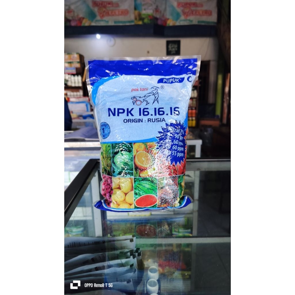 PUPUK NPK 16-16-16 SU PAKTANI ORIGIN RUSIA pupuk tanaman