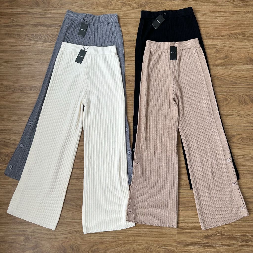 SHOFIA CULLOTES PANTS / celana knit kulot import