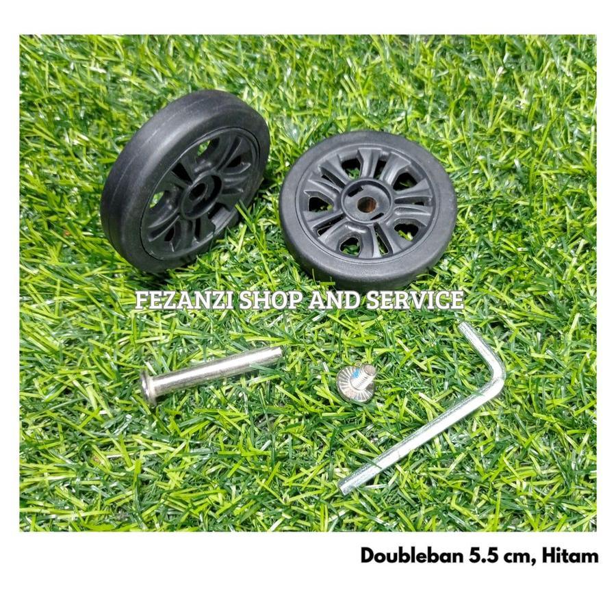 Roda Koper Pengganti double ban diameter 5.5cm