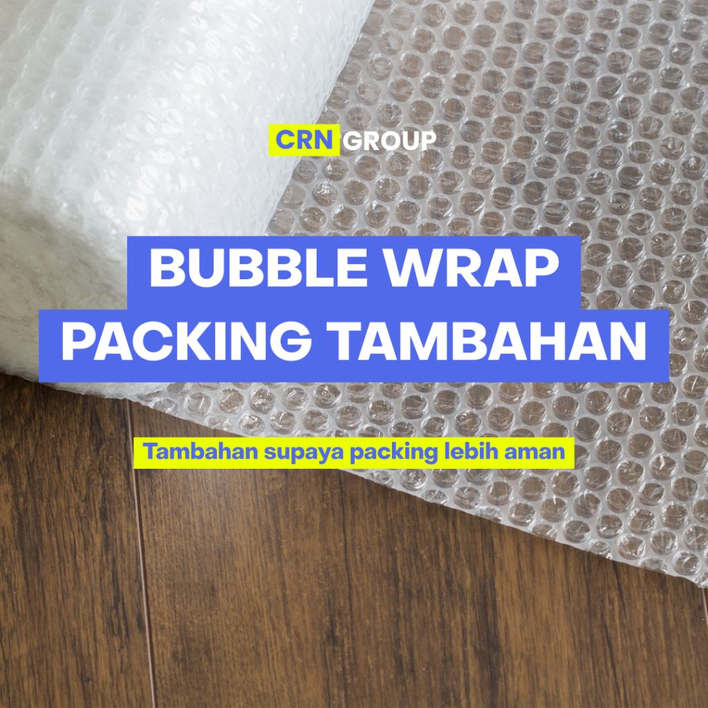 

Bubble Wrapp Packing Tambahan Biar Lebih Aman
