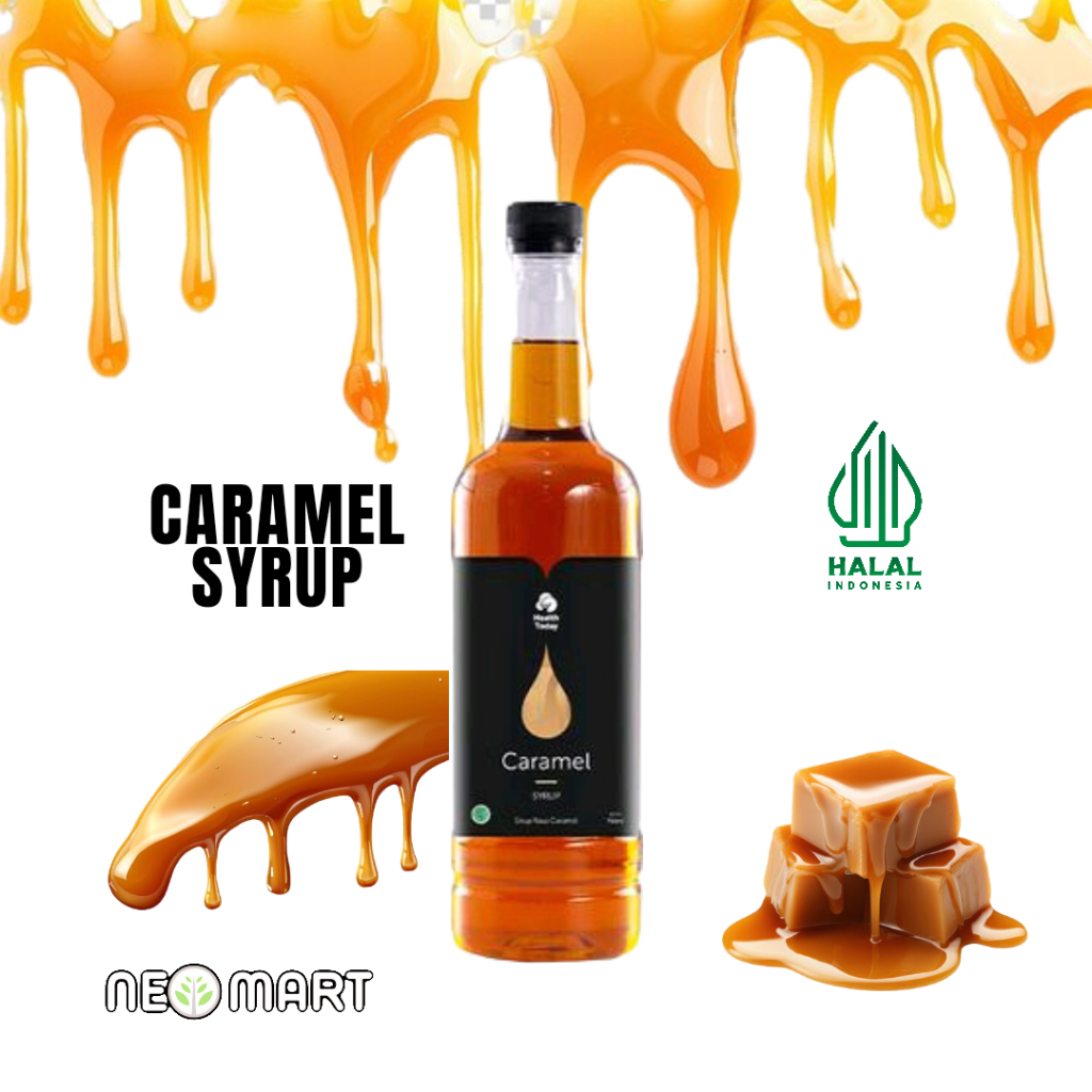 

(1 L)NEO Sirup Cair Konsentrat Minuman/Caramel Syrup/ Sirup Karamel Semua Varian - HALAL - 1 L - All Variant Syrup