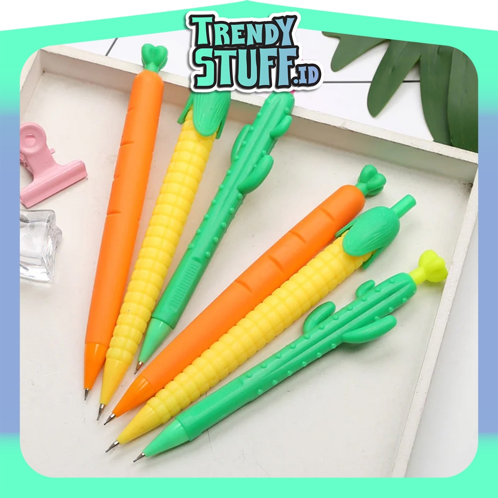 

TrendyStuff.id PENSIL MEKANIK BENTUK SAYURAN JAGUNG WORTEL LUCU PENSIL CETEK UNIK S119