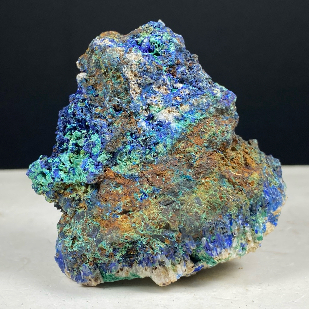 102Gr Natural Azzurite Malachite - Batu Azurite Malachite Crystal Specimen
