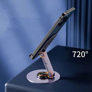 Holder Hp Bahan Metal Aluminium 360 Derajat Stand Hp Folding Dudukan Hp D66