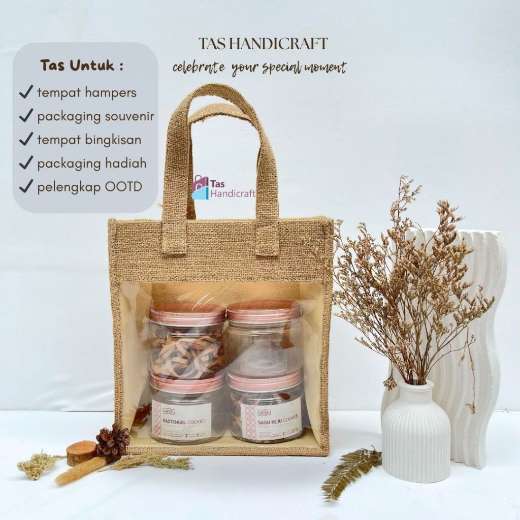 

Tas Parcel Ulang Tahun Anak Mika Kombinasi Goni | Goodiebag Hampers | Tas Bingkisan Nikahan |Giftbag