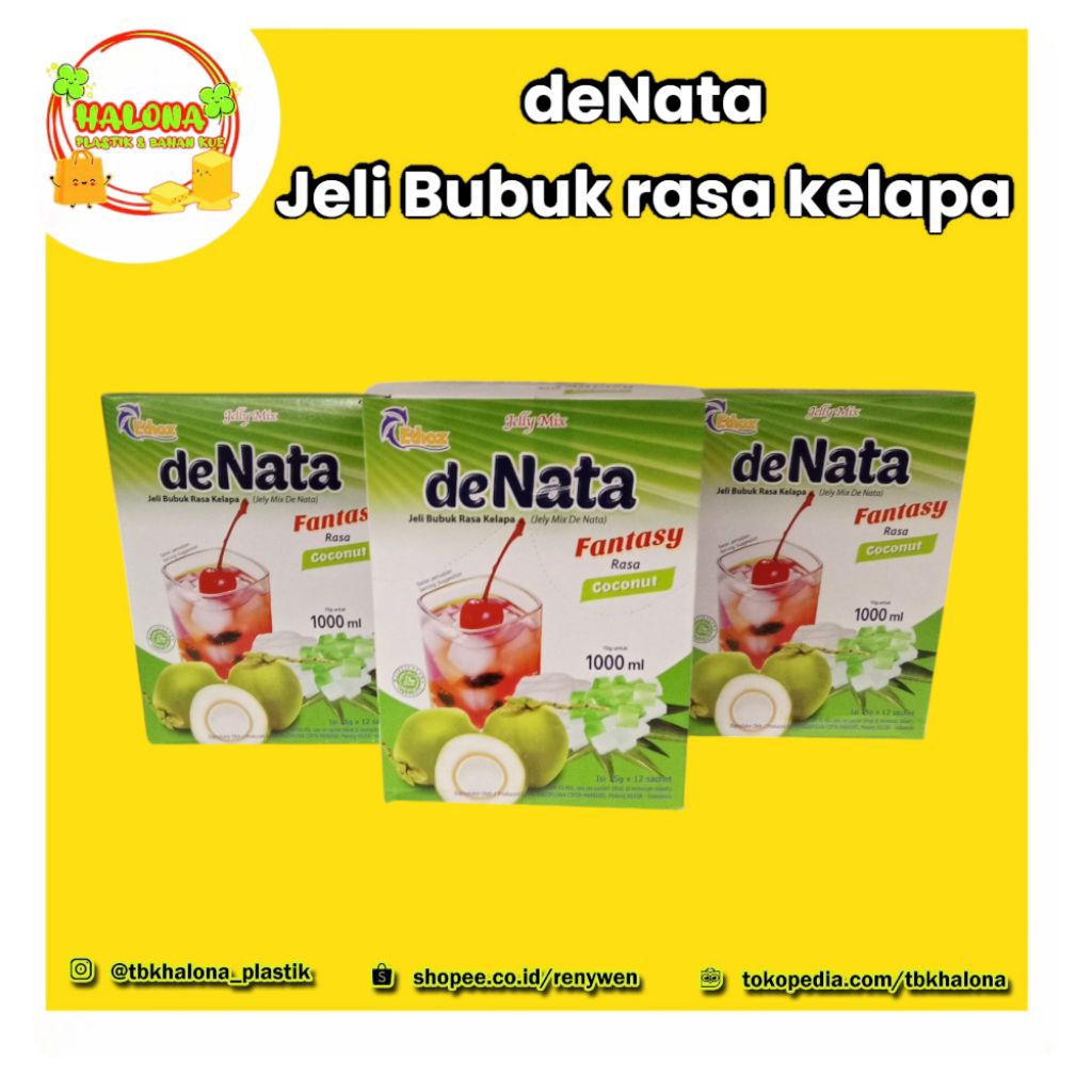 

deNata Coconut jelly rasa kelapa