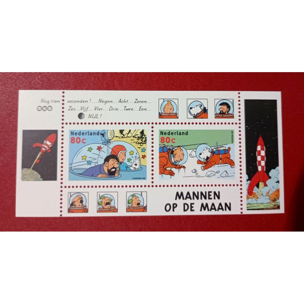 

SS SOUVENIR SHEET NEDERLAND GAMBAR KOMIK TINTIN