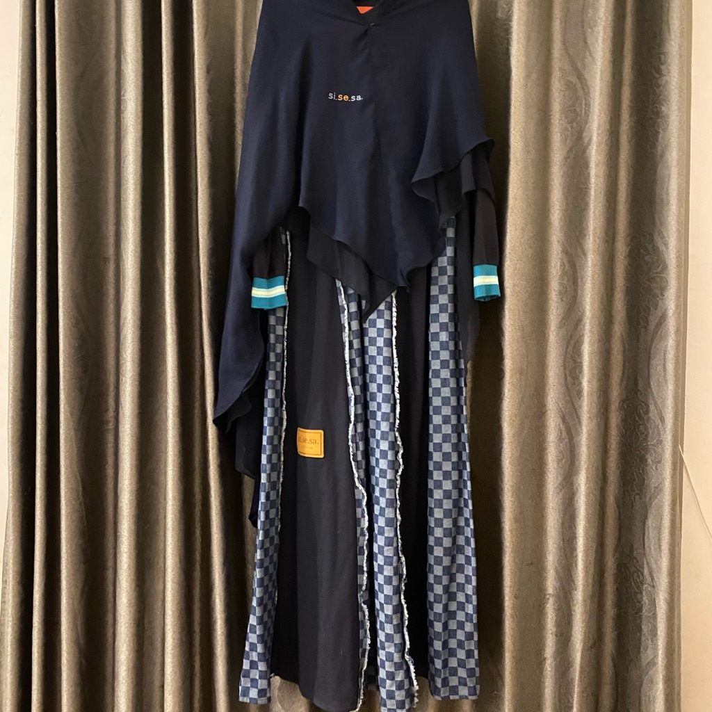 [PRELOVED] SISESA Set Dress + Khimar Denim