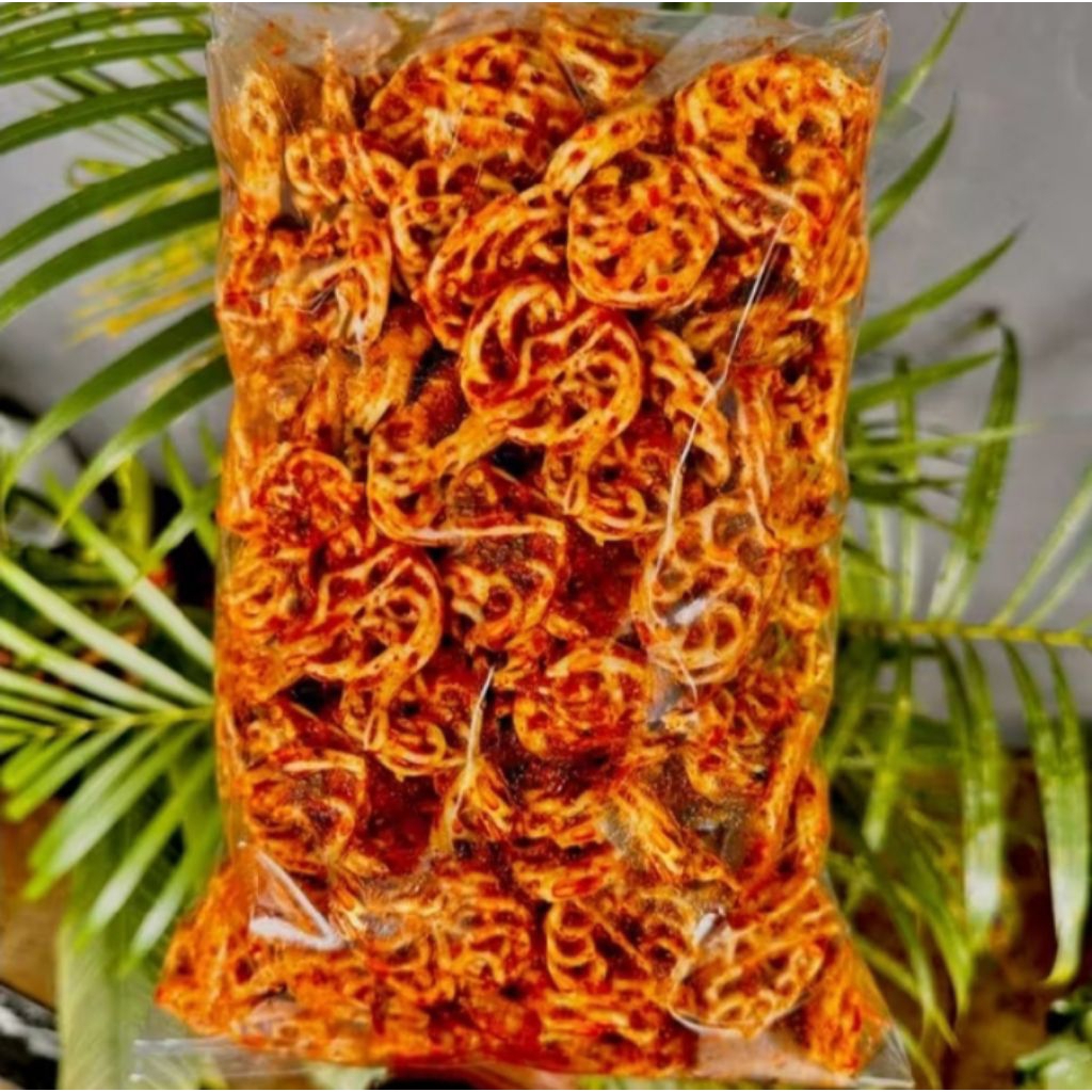 

kerupuk pedo pedas daun jeruk 1 kg