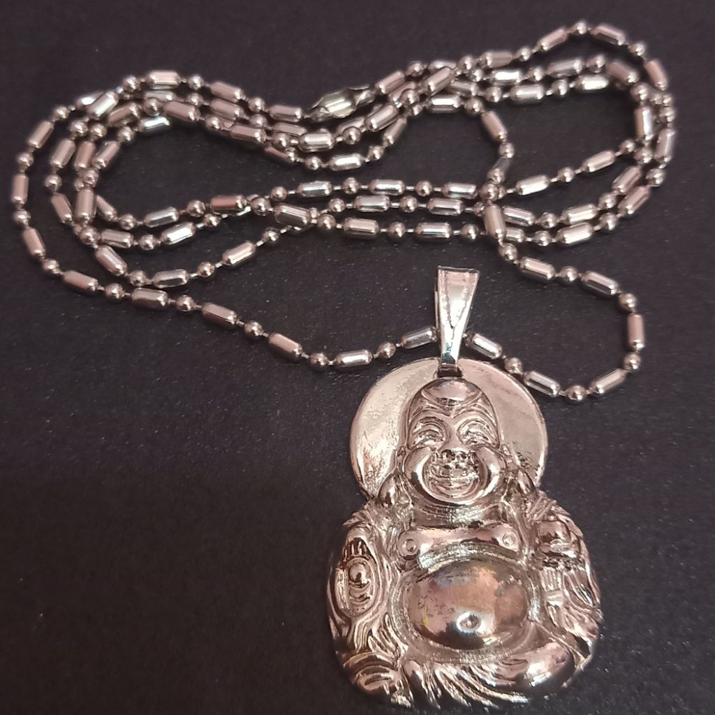 kalung buddha maitreya uk 3 cm