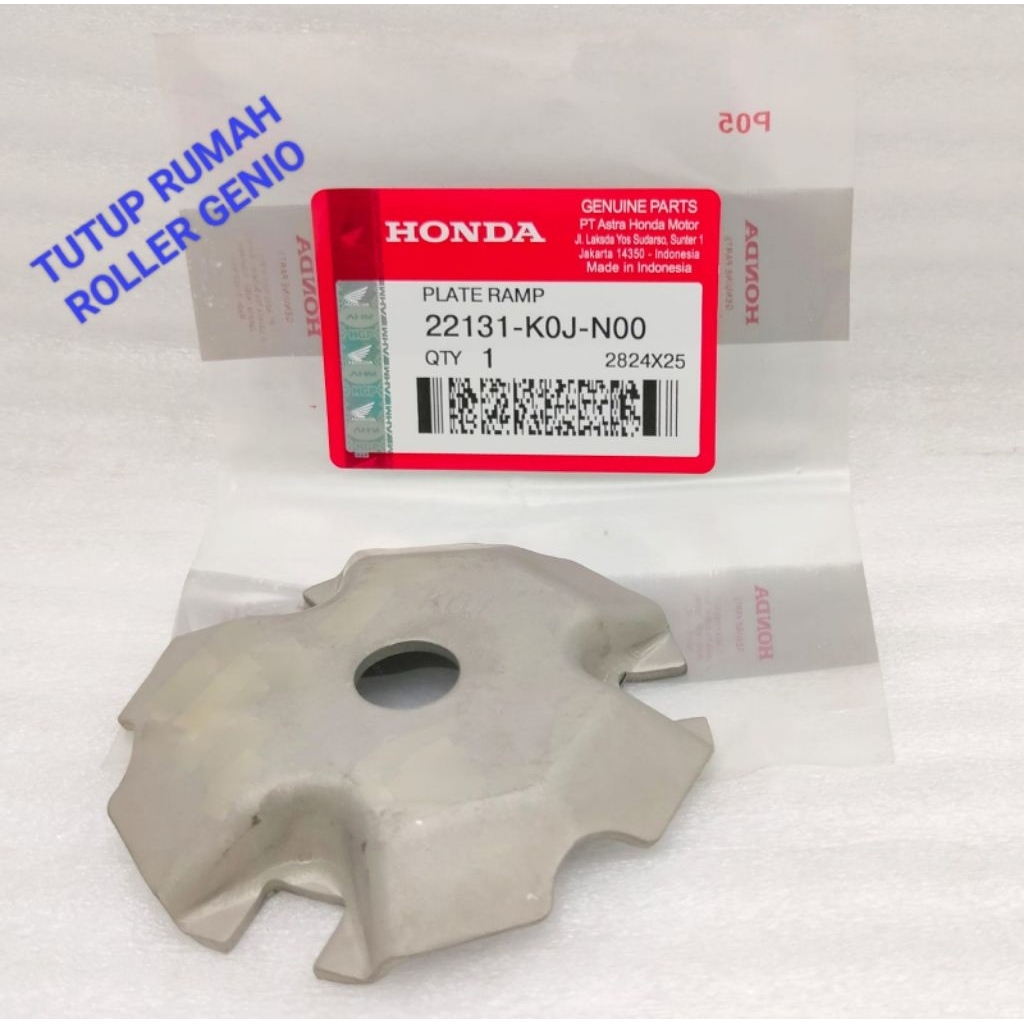 PLAT TAHANAN RUMAH ROLLER GENIO, BEAT FI 2020, SCOOPY FI 2020, BEAT STREET 2020 K0J