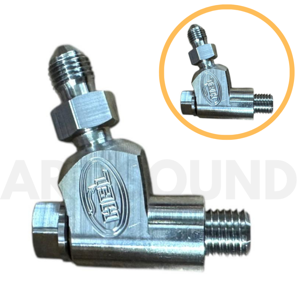 Connector Selang Rem Stainless 45 90 Derajat Baut Nepel Drat Kasar HL Good Quality