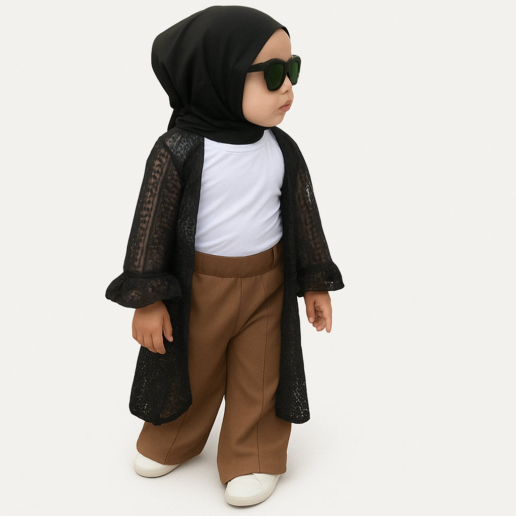 KULOT ANAK PEREMPUAN /CELANA KULOT SCUBA ANAK PANJANG