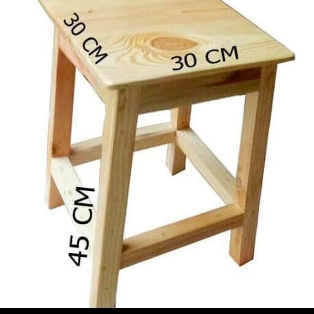 bangku kayu/bangku bakso/kursi kayu/bangku kotak/bangku kayu jati Belanda