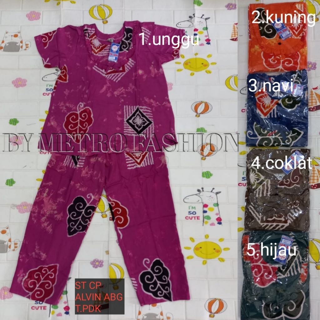 METRO.FASH I CP ALVIN BATIK ABG T.PDK