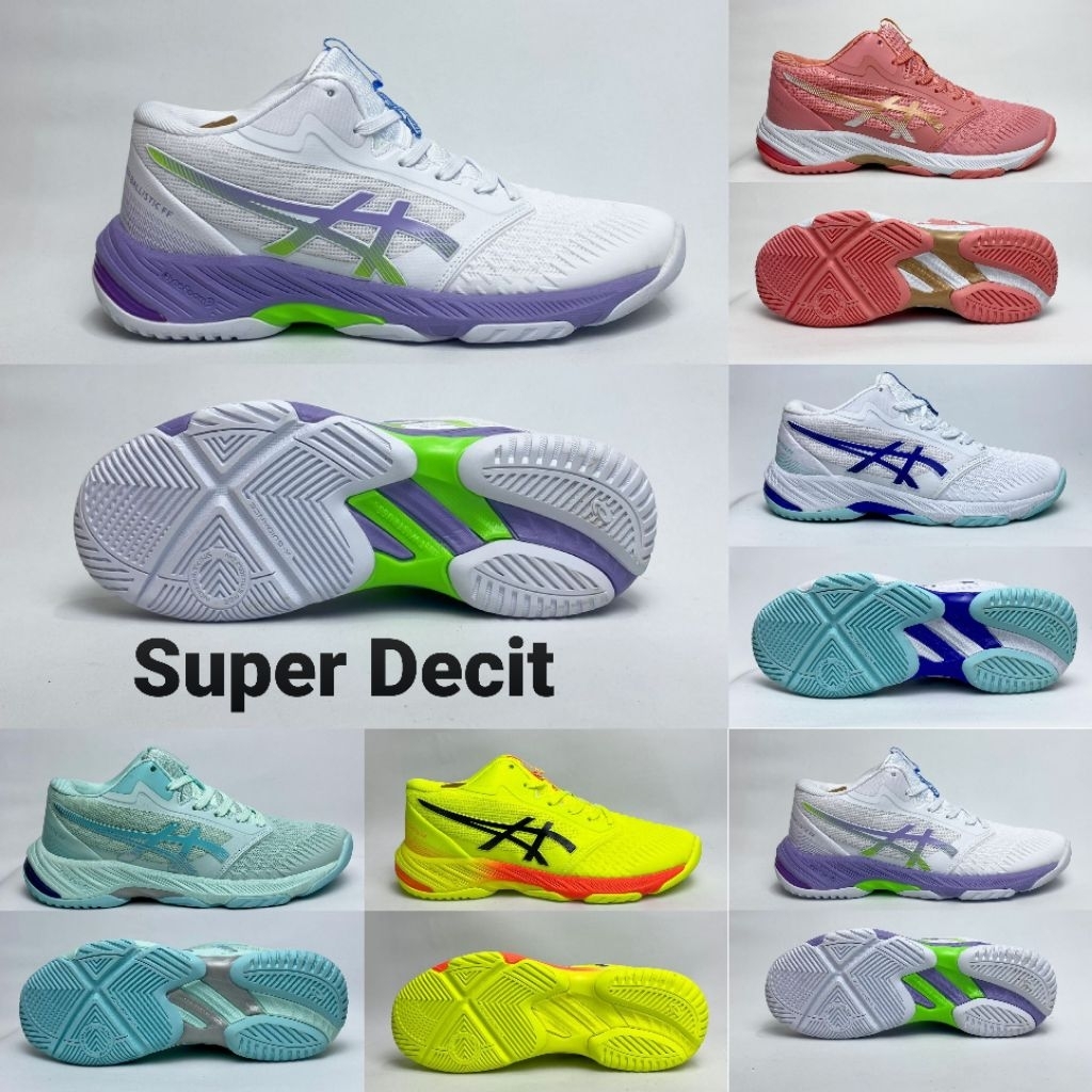 Sepatu Voli Netburner Super Sepatu Voli Wanita Sepatu Voli Berdecit Sepatu Olahraga Voli