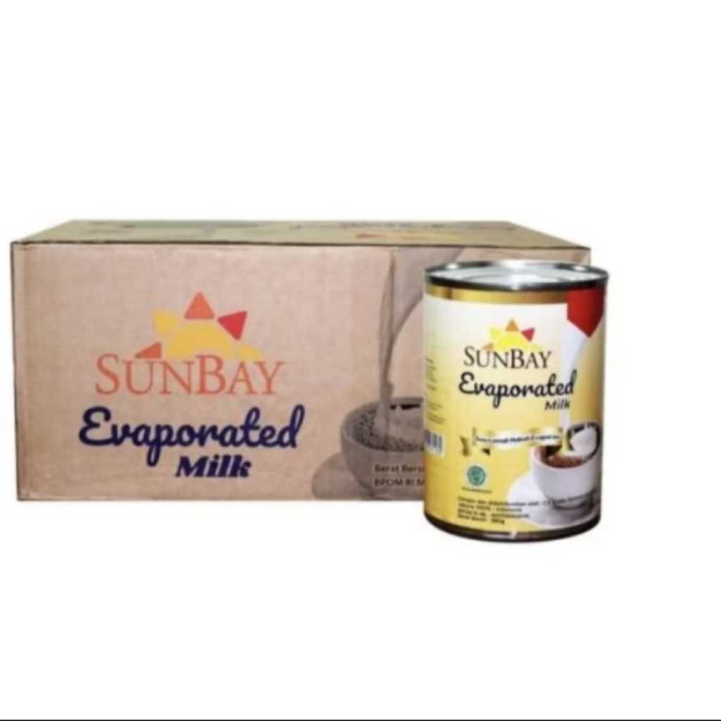 

SUNBAY SUSU EVAPORASI 380GR 1 DUS ISI 48 KALENG