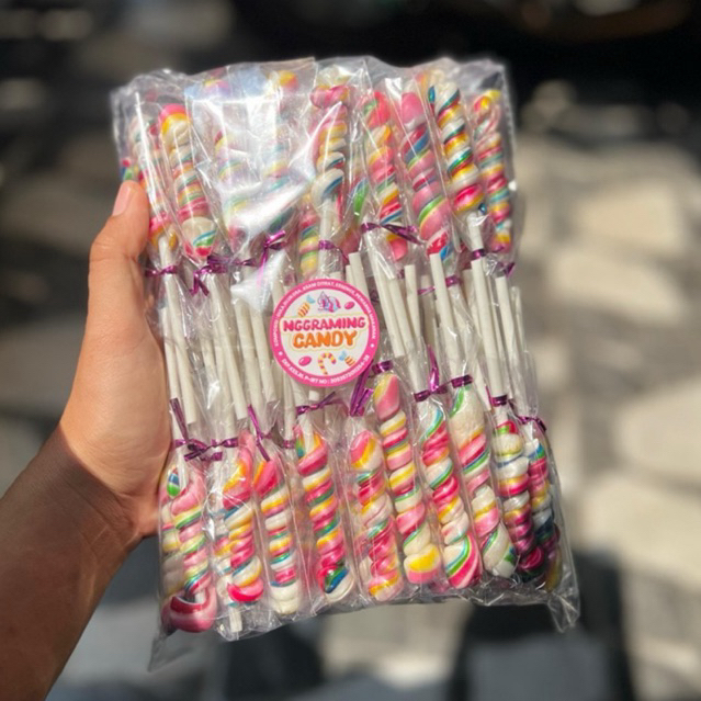 

PERMEN ULIR SPIRAL 100 pcs GROSIR NGGRAMING CANDY