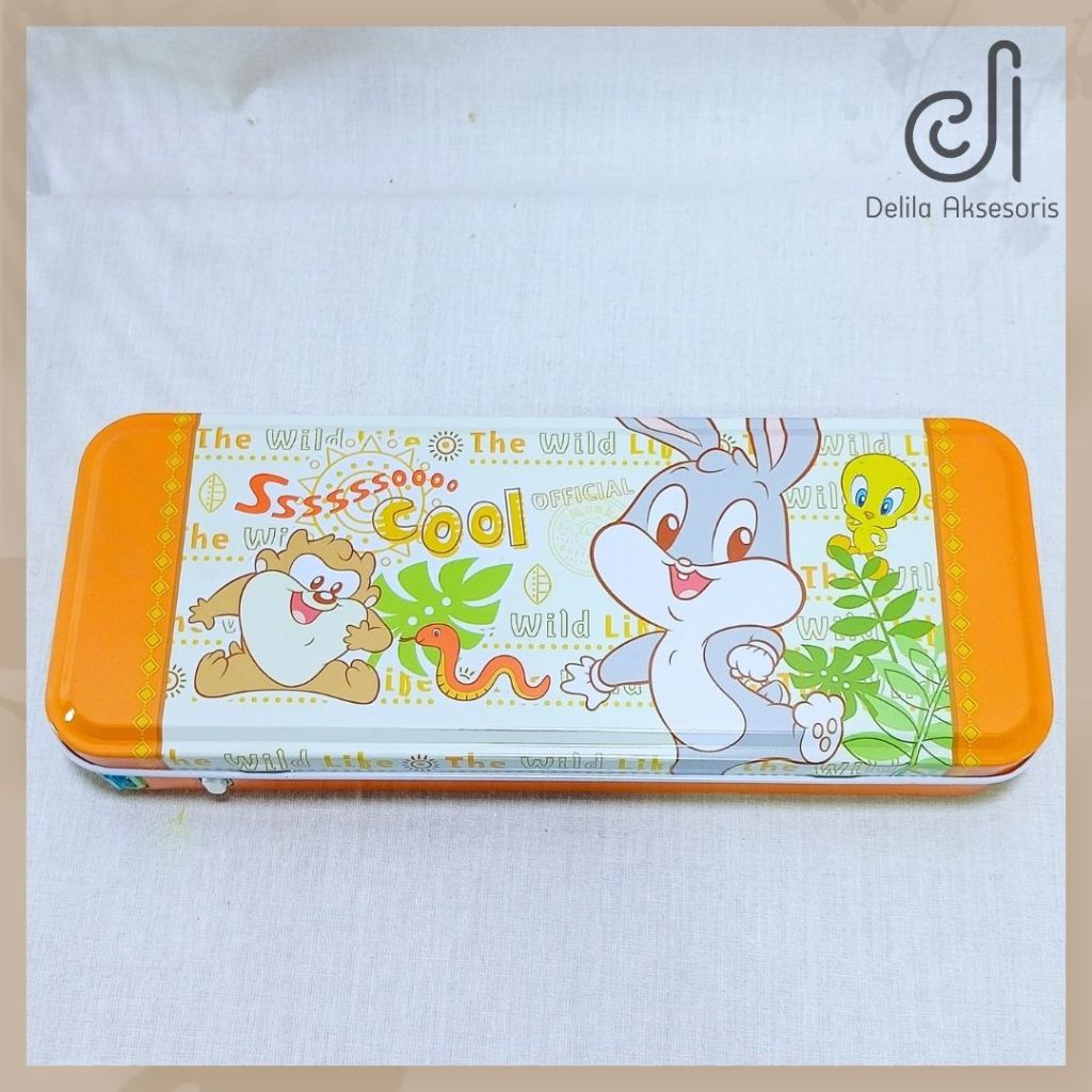 

Kotak Pensil Karakter Tempat Pensil Dosgrip Anak dilengkapi Rautan Pensil - Delila Aksesoris