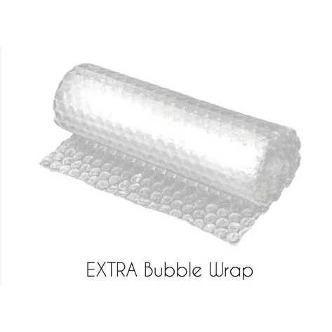 

Extra Bubble Wrapping for Fragile Item