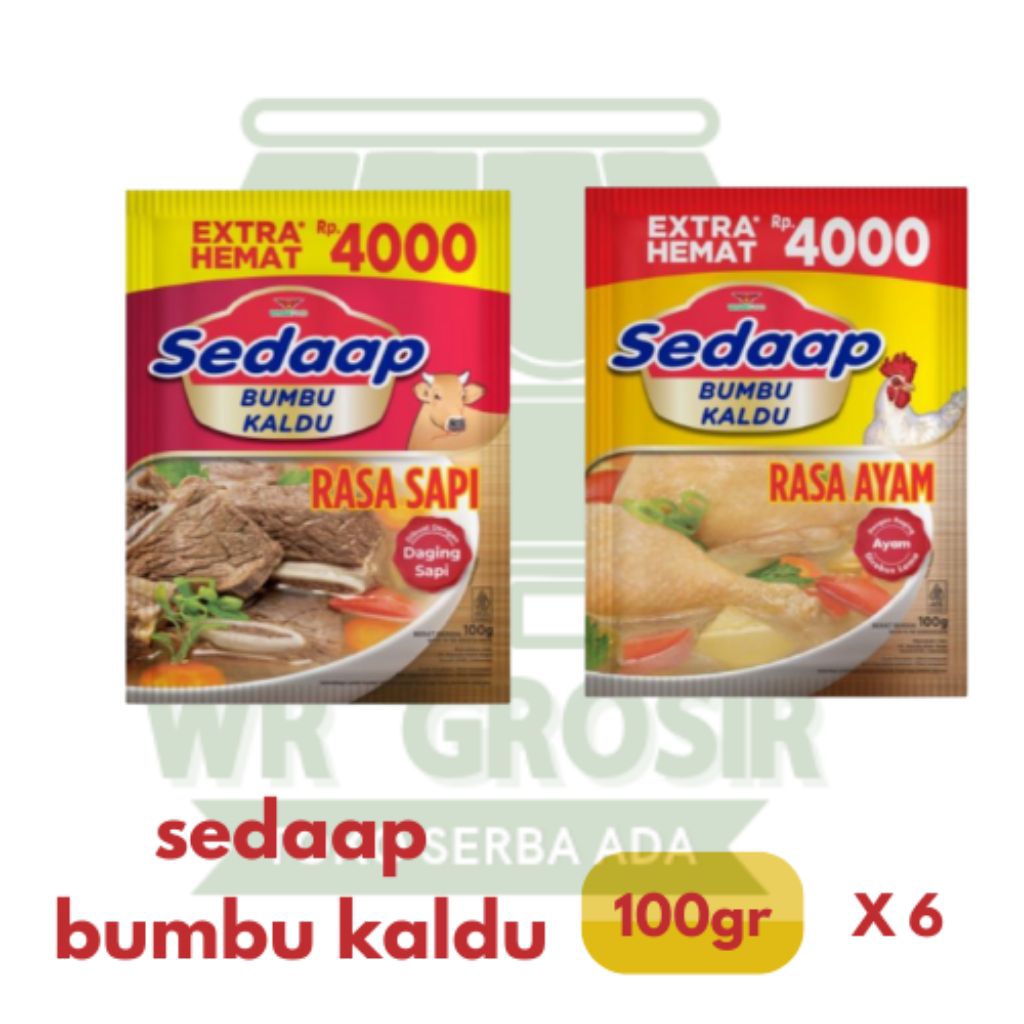 

[6 pcs] sedaap bumbu kaldu 100 gr