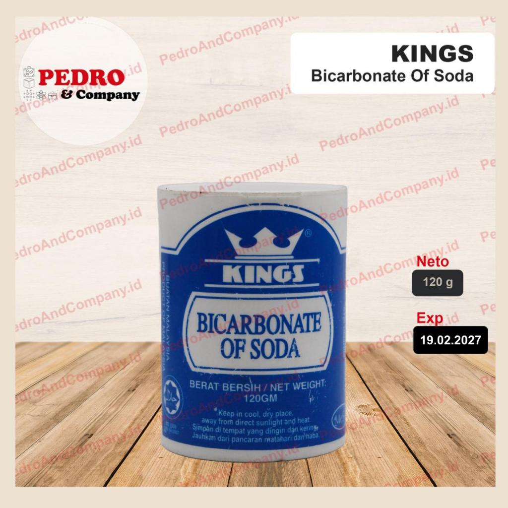 

Kings bicarbonate of soda 120 gram natrium bikarbonat