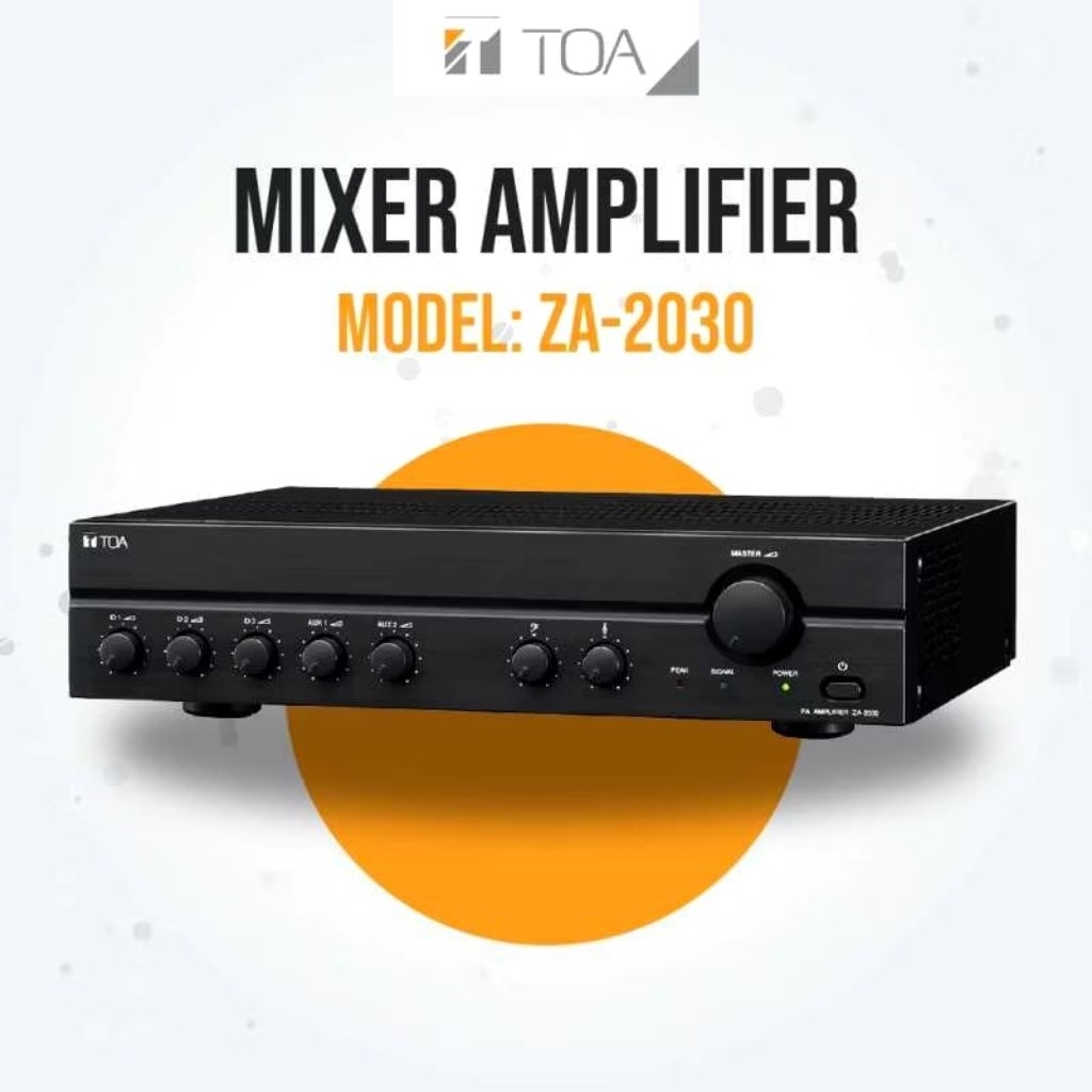 TOA ZA-2030 AMPLIFIER SPEAKER MESJID / AMPLI TOA / MIXER AMPLIFIER  TOA 100% ORI