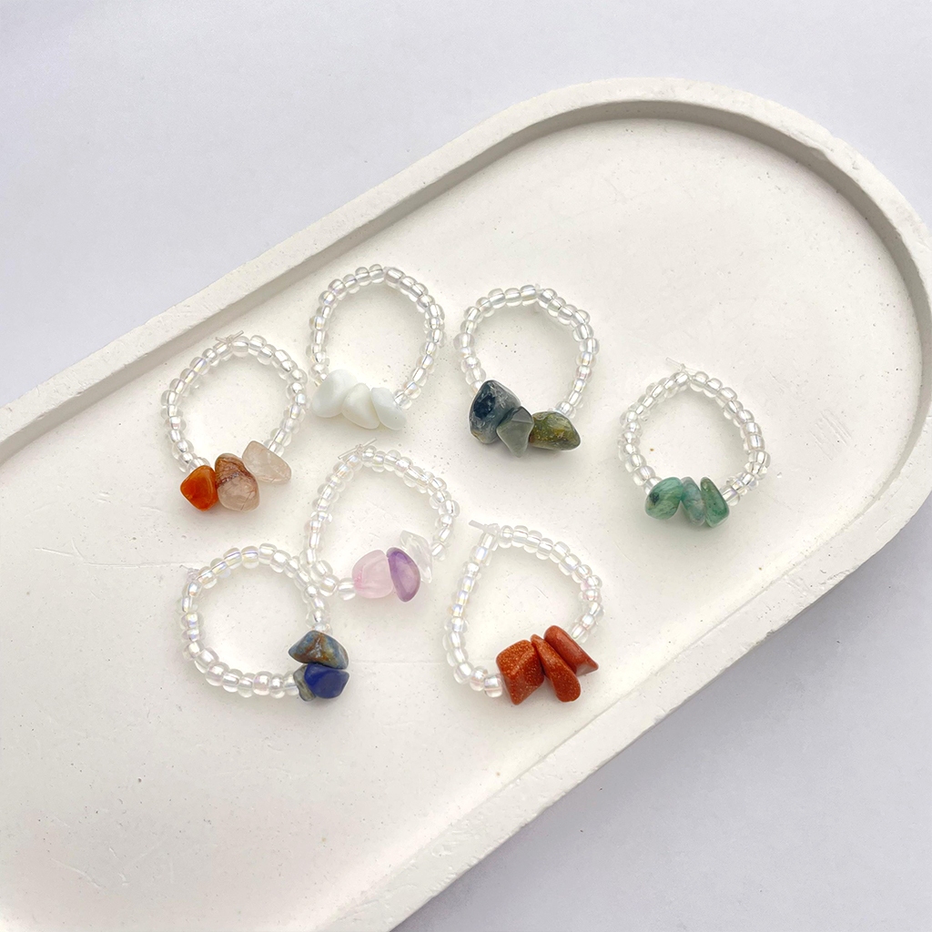 TERBARU Cincin Mutiara Cincin Manik Variasi Mote Batu Alam Asli