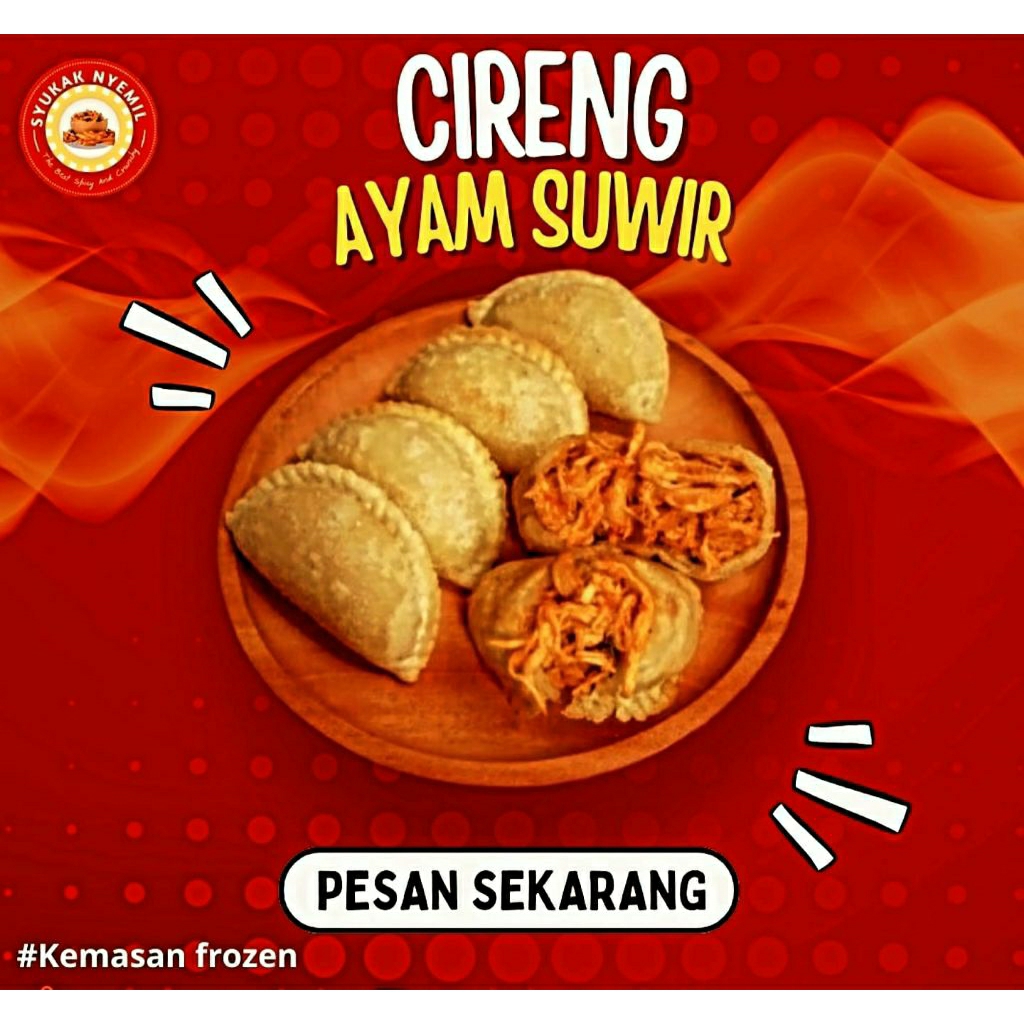 

READY Cireng Ayam Suwir Frozenfood | Isian 7 pcs Full Isian | Enak Lembut Kenyal | Halal