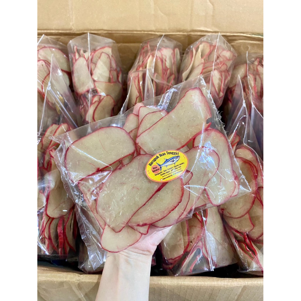 

KERUPUK IKAN TENGGIRI ASLI KHAS BATAKAN