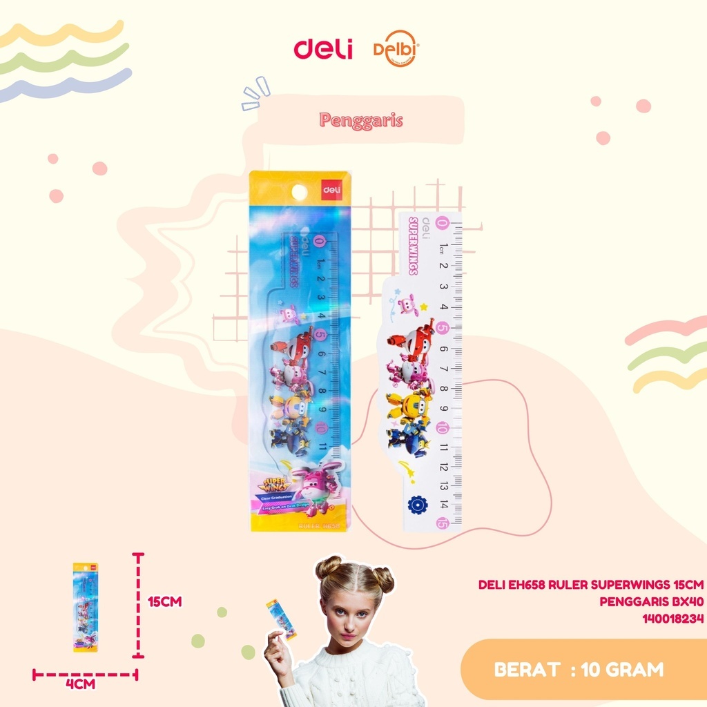 

DELI RULER SUPERWINGS PENGGARIS UNIK EDISI SUPERWINGS