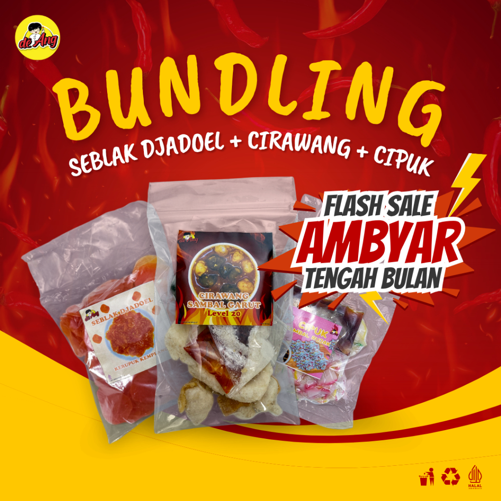 

SPECIAL BUNDLING CEMILAN LEZAT - CIPUK CIRAWANG SEBLAK