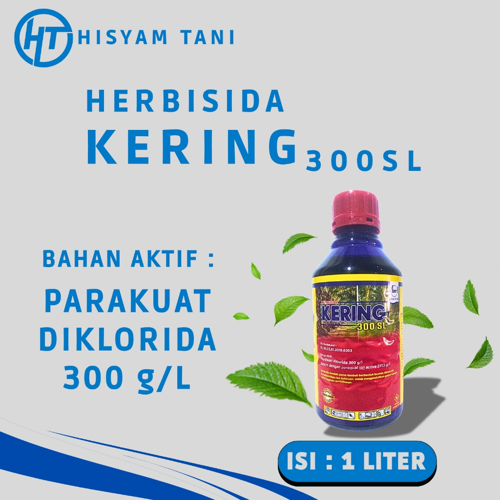 HERBISIDA KERING 300SL - PERAKUAT DIKLORIDA 300G/L - 1LITER